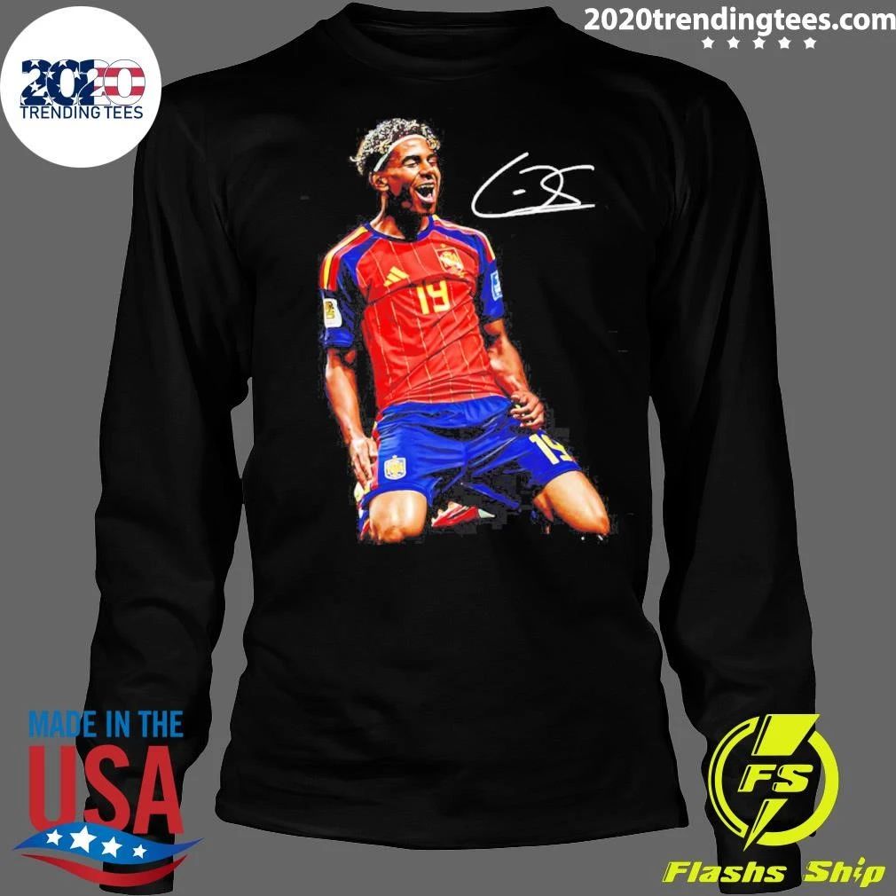 Lamine Yamal Arrived Spain National Football Team Shirt