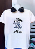 Raccoon panic disco disco ball stars night event all panic no disco shirt