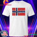 6 Flags In Norway Flag Shirt