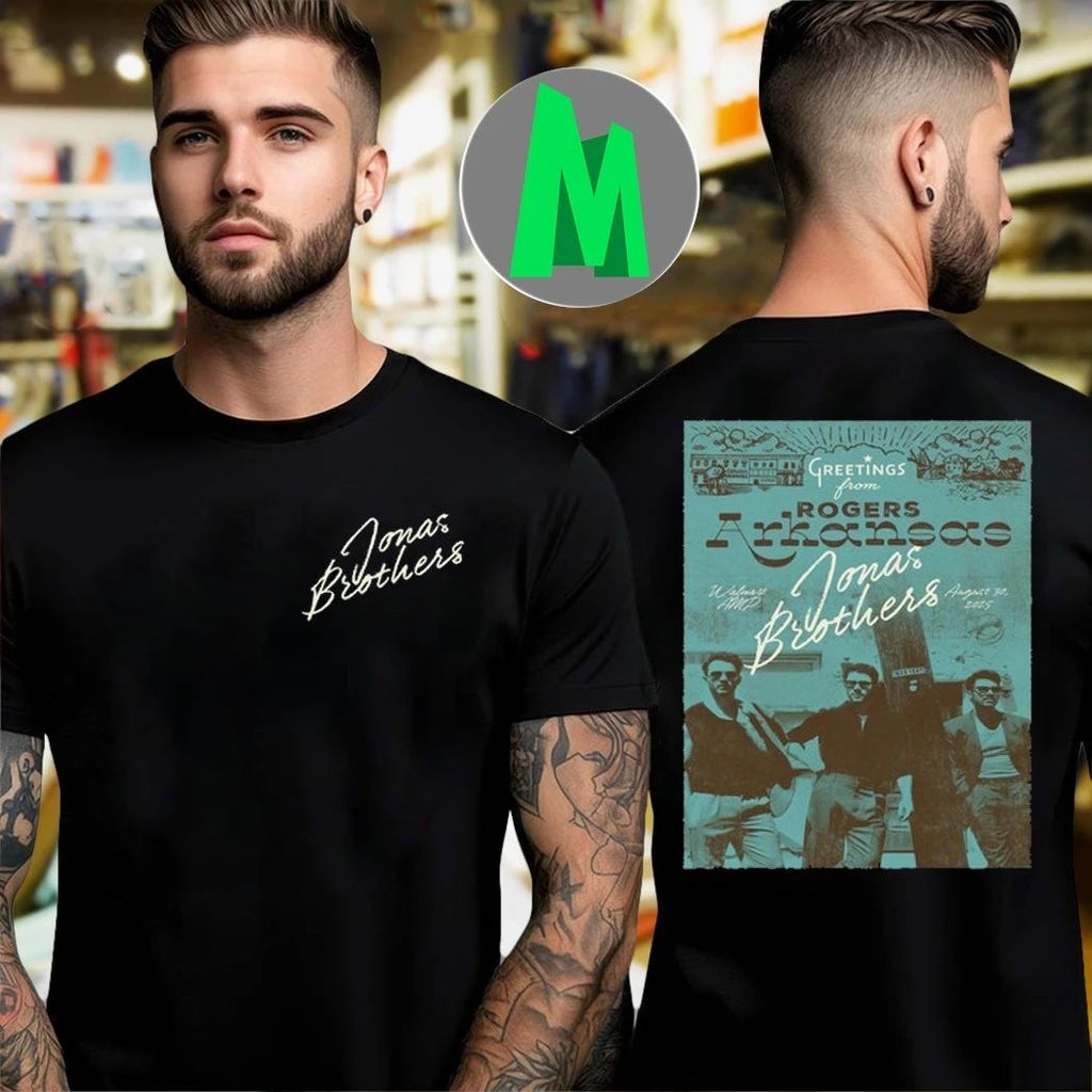 August 30, 2025 Jonas Brothers Walmart AMP, Rogers, AR T-Shirt