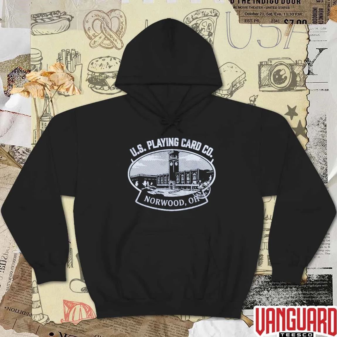 US Playing Card Company Tower Norwood OH t-shirt