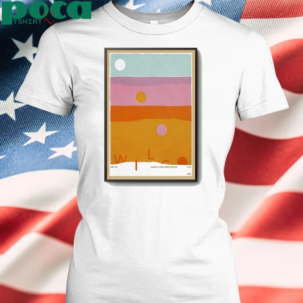 Wilco Gerald R Ford Amphitheater in Vail CO Aug 17 2025 Poster shirt
