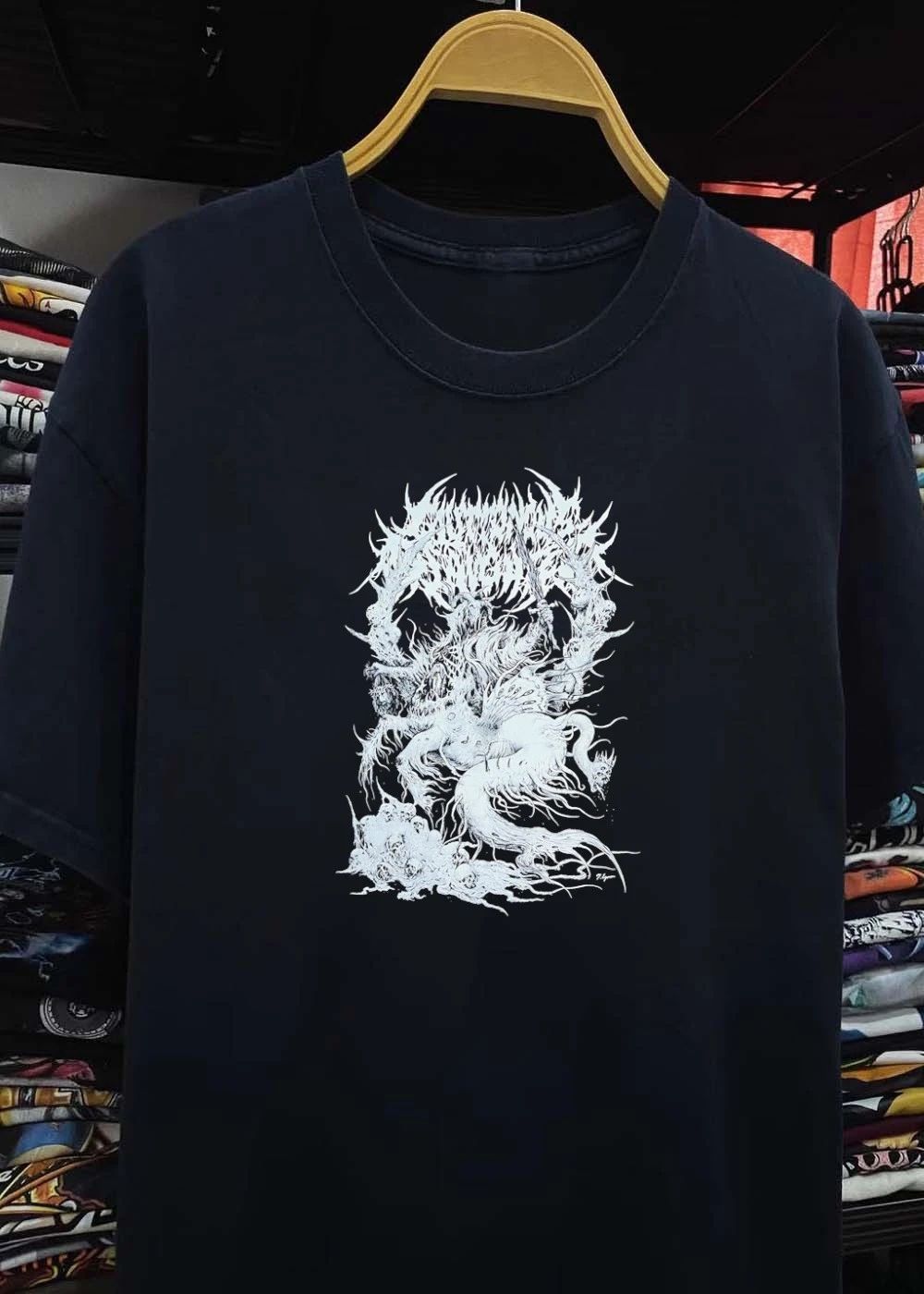 P Eponymous Abominable Putridity Demon With Sword Skull T-Shirt