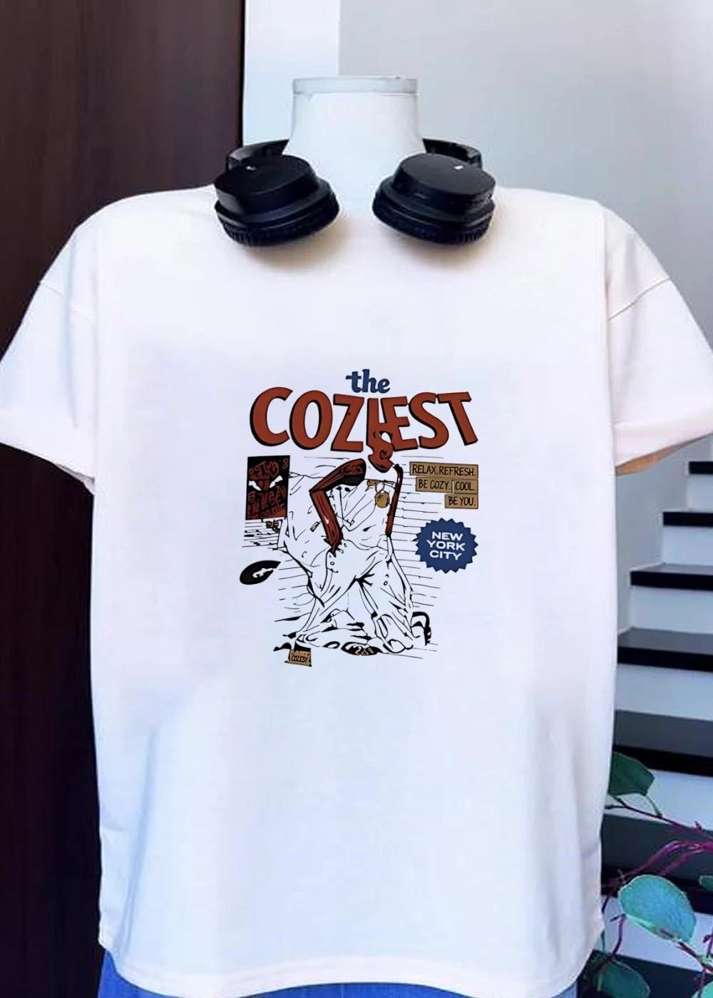 The Coziest Relax Refresh Be Cozy Cool Be You New York City T-Shirt