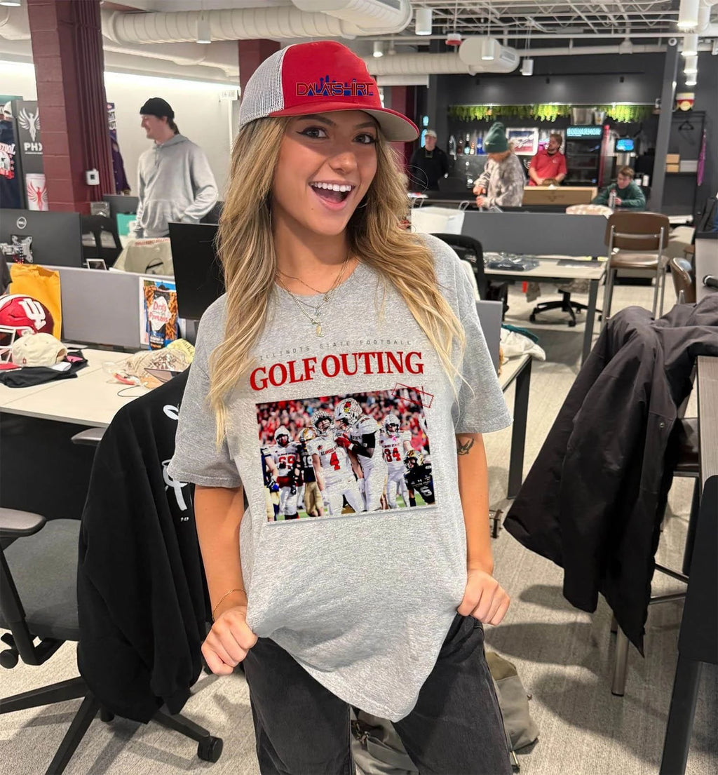 Illinois State Football Golf Outing Players Celebration shirt