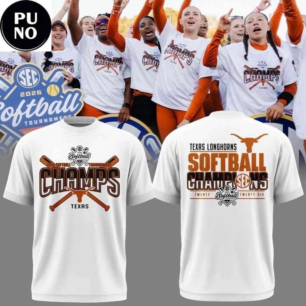 Texas Longhorns Softball SEC Champions 2026 Shirt