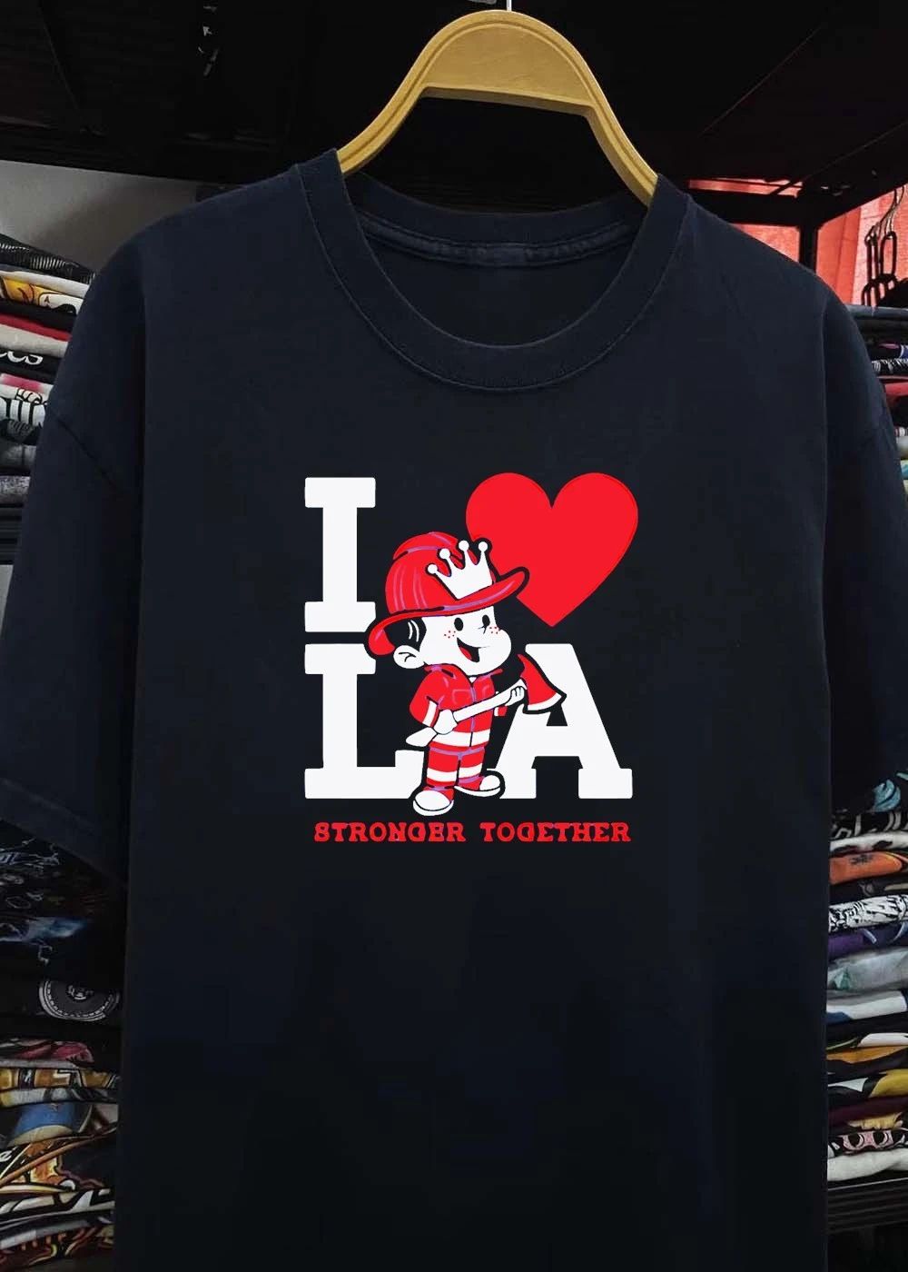 LA fires stronger together shirt