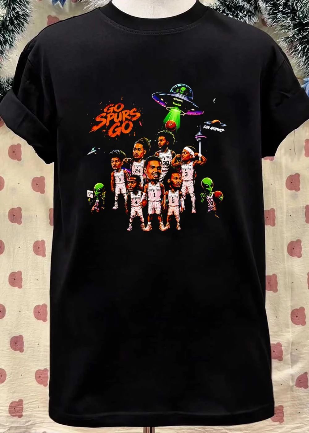San Antonio Spurs Alien Basketball Team Go Spurs Go Shirt