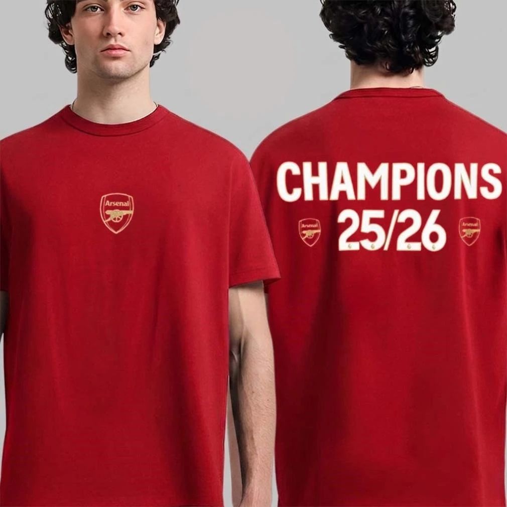 Arsenal 2026 Premier League Champions Logo Shirt