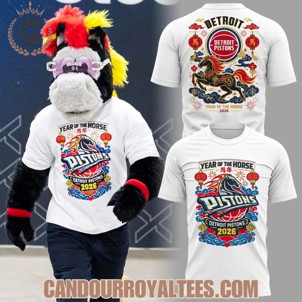 Detroit Pistons Year of the Horse 2026Year of the Horse 2026 Shirt