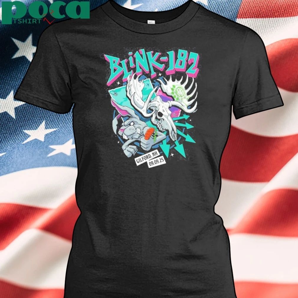 Blink 182 9.9.2025 In Gilford NH T-shirt