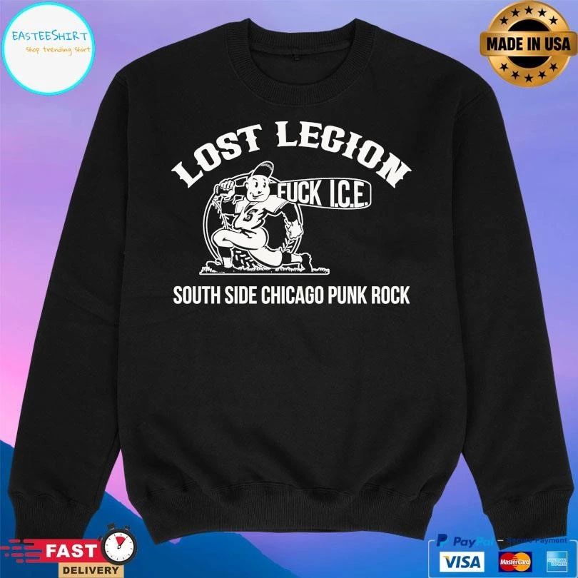 Lost Legion Fuck Ice South Side Chicago Punk Rock T-shirts