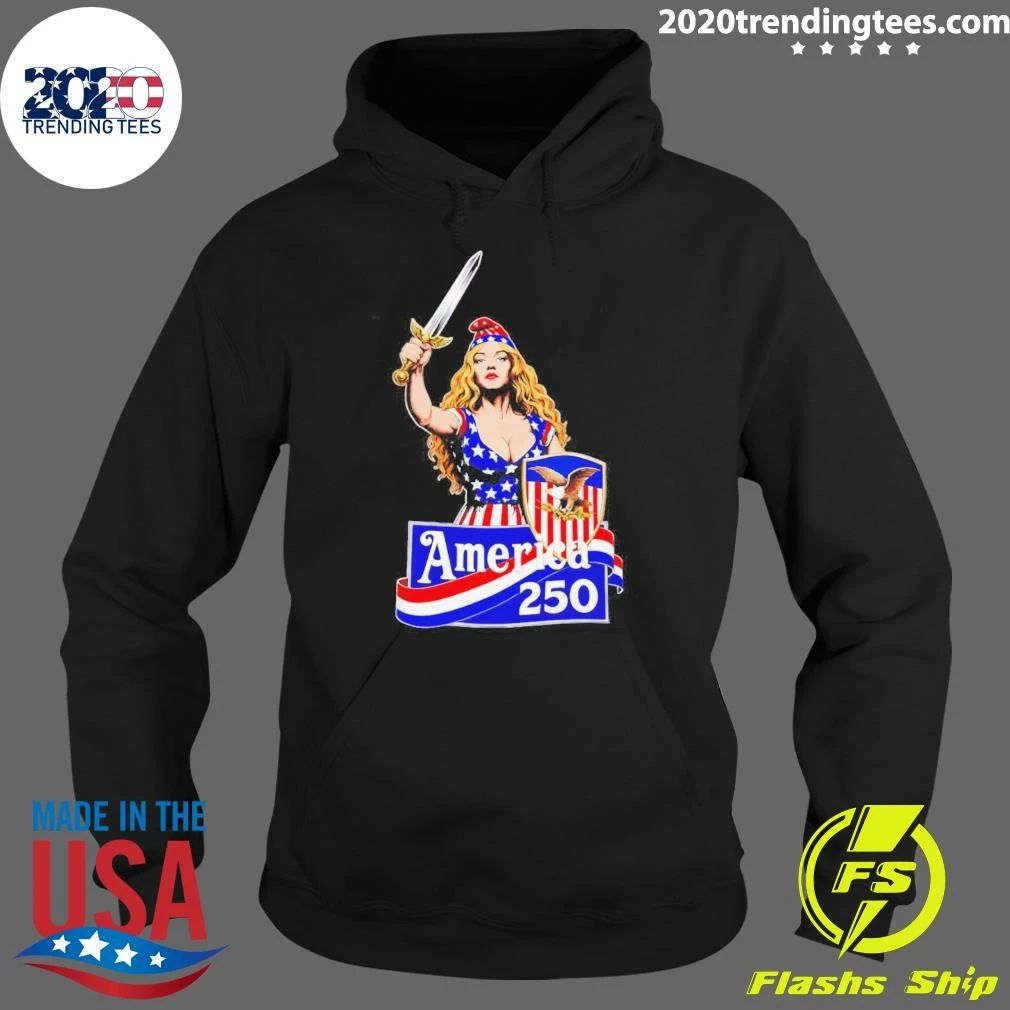 Strong Woman America 250 4th Of July Shirt
