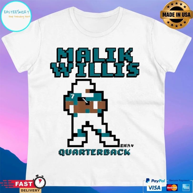 Miami Dolphins Malik Willis Quarterback Retro Baller Miami T-shirts