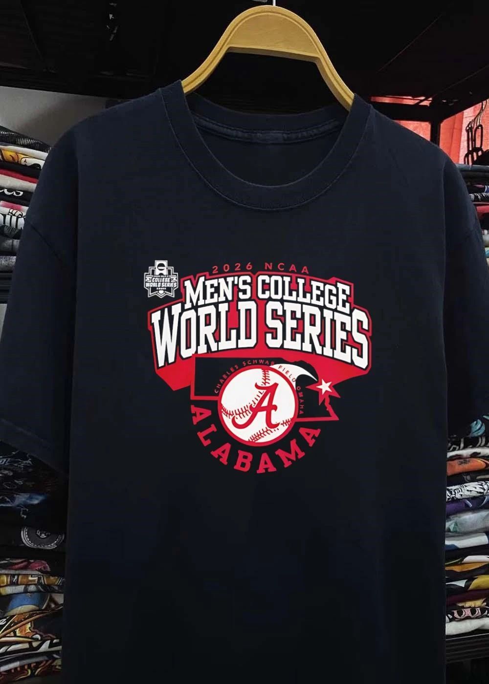2026 NCAA Men’s College World Series Alabama Shirt