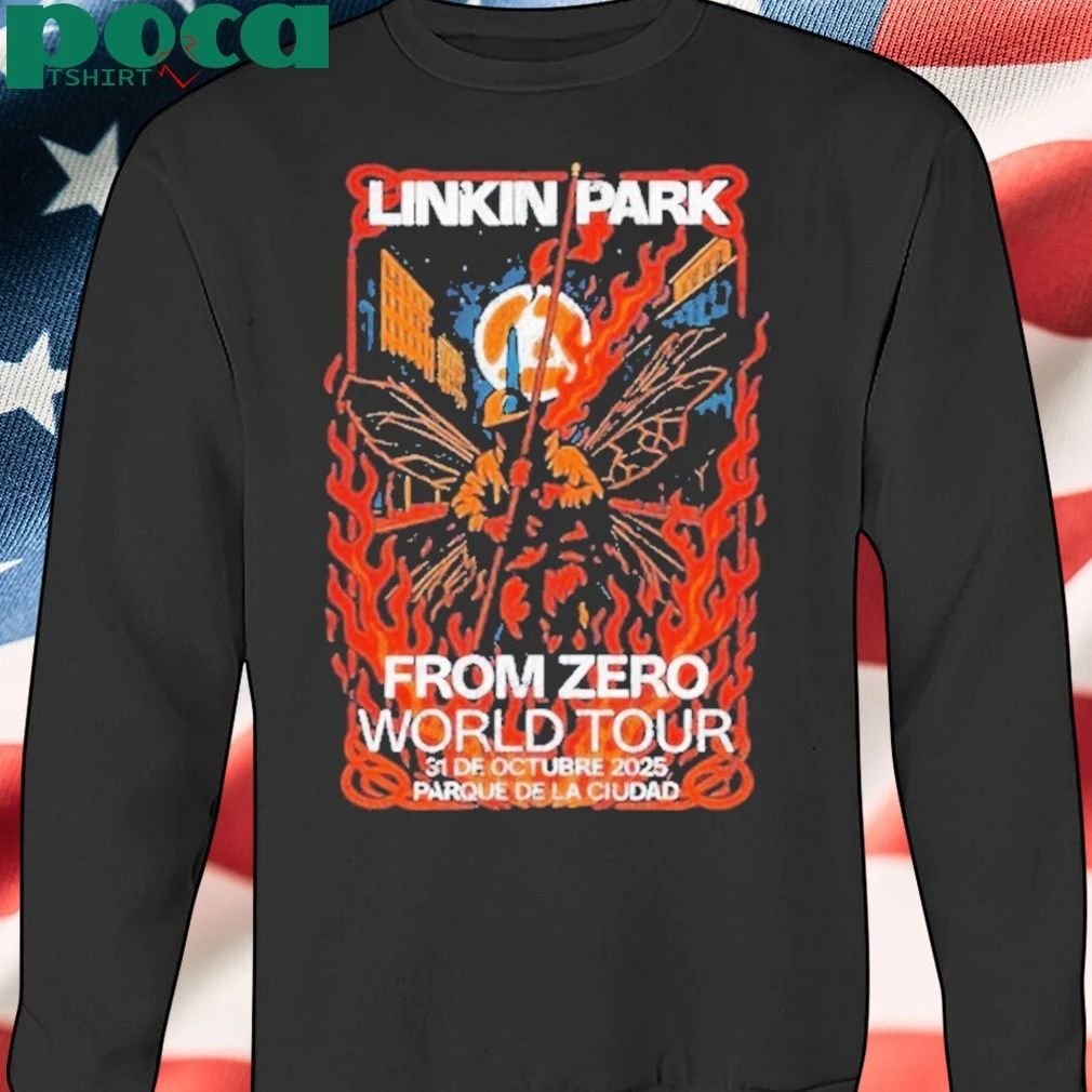 Linkin Park Buenos Aires Event Poster On October 31 2025 At Parque De La Ciudad From Zero World Tour 2025 shirt