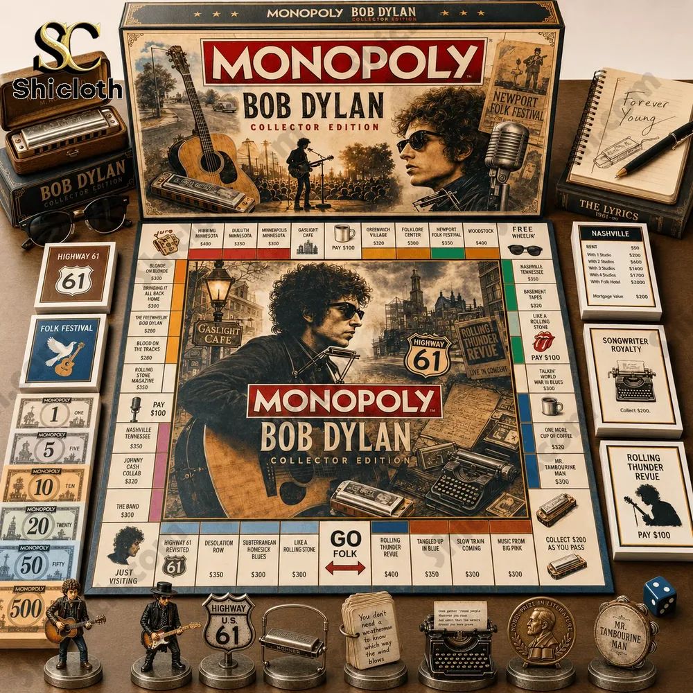 Bob Dylan Collector’s Edition Monopoly Board Game