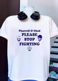 Pharrell & Chad Please Stop Fighting Brain T-Shirt