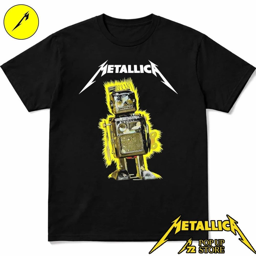 Metallica M72 Athens Tour 2026 M72 Robot Glow Shirt