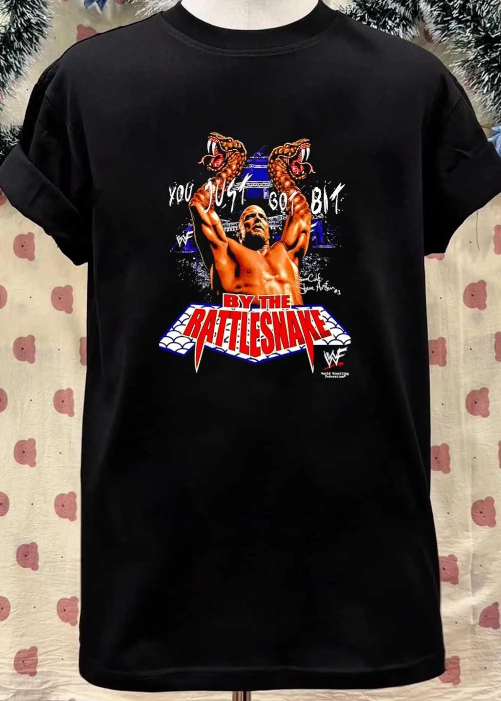 Stone Cold Steve Austin You Just Got Bit by the Rattlesnake WWF T-Shirt