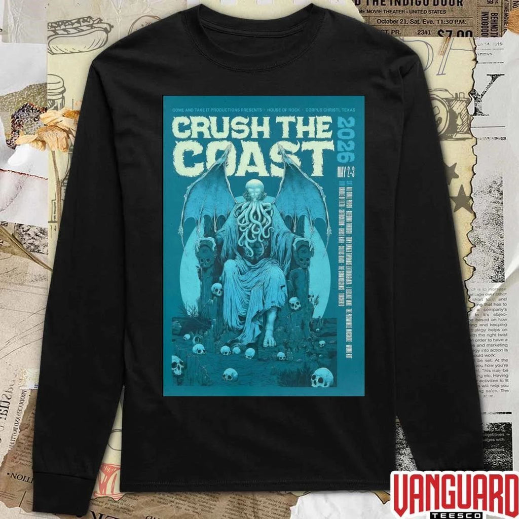 Crush the Coast May 2-3 2026 House Of Rock, Corpus Christi TX Poster t-shirt