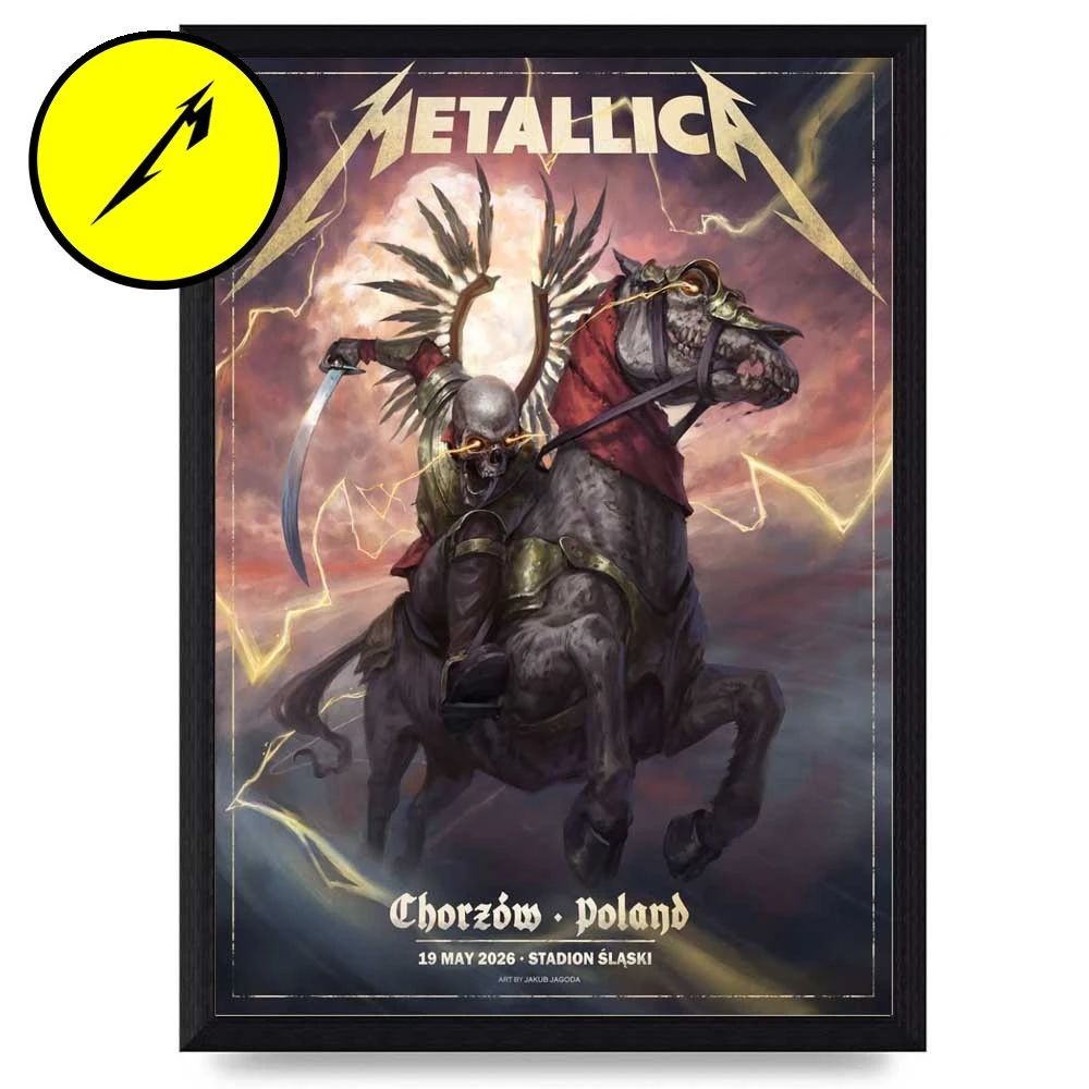 Metallica Stadion Slaski 2026 Chorzow May 19th Pop Up Home Decor Poster