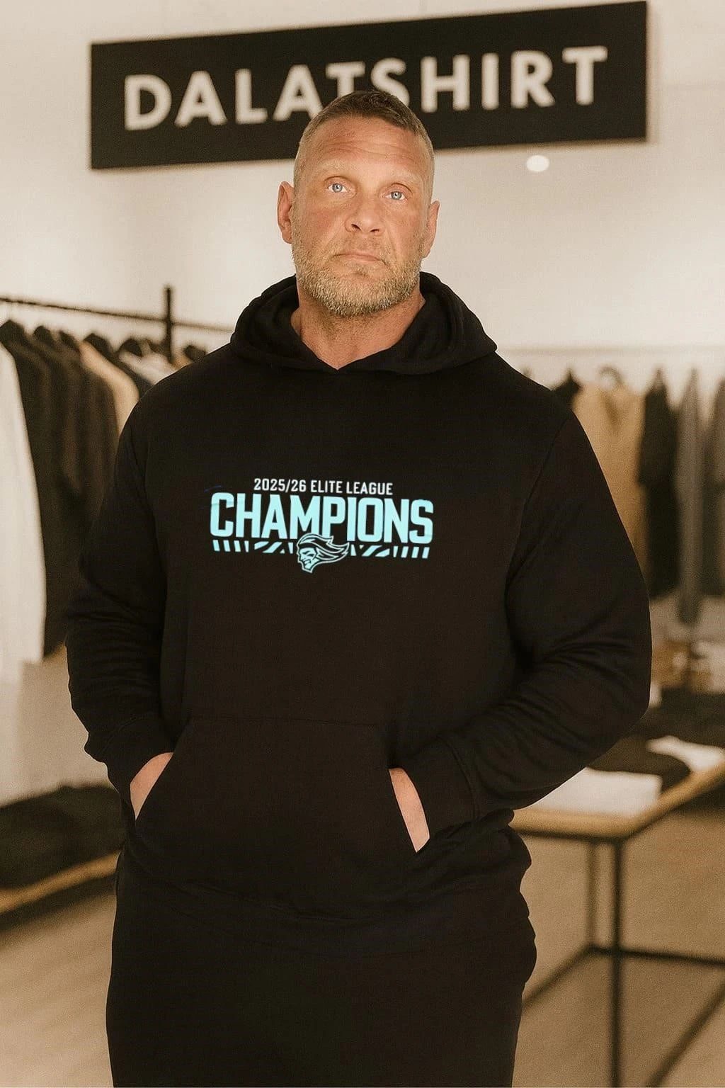 Belfast Giants 2026 Elite League Champions Locker Room shirt