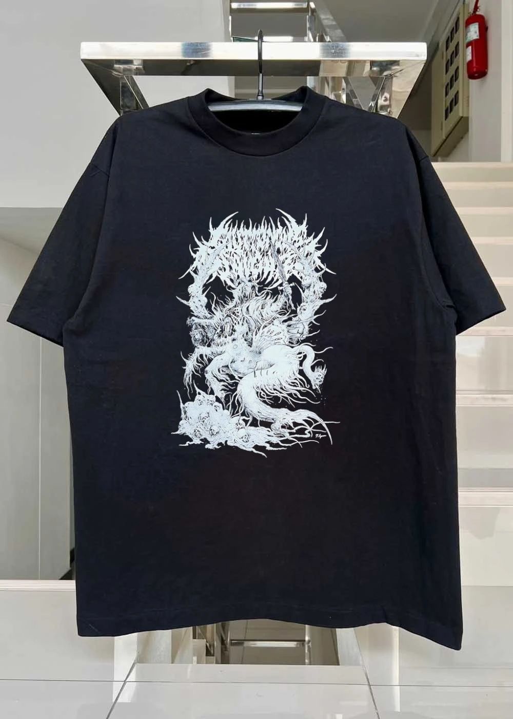 P Eponymous Abominable Putridity Demon With Sword Skull T-Shirt