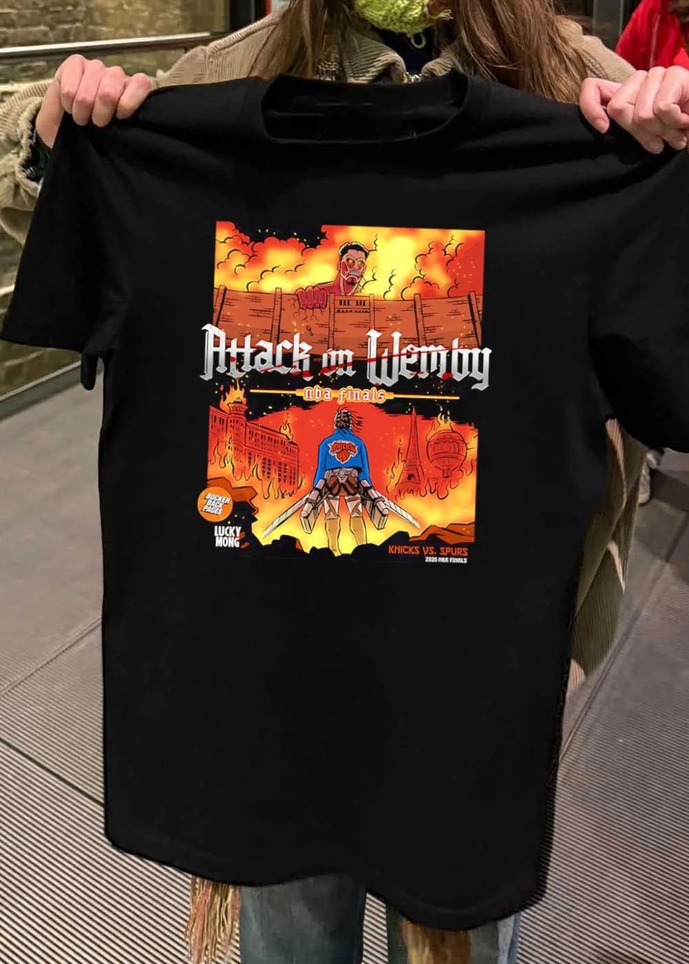 Knicks vs Spurs Attack on Wemby NBA Finals Shirt