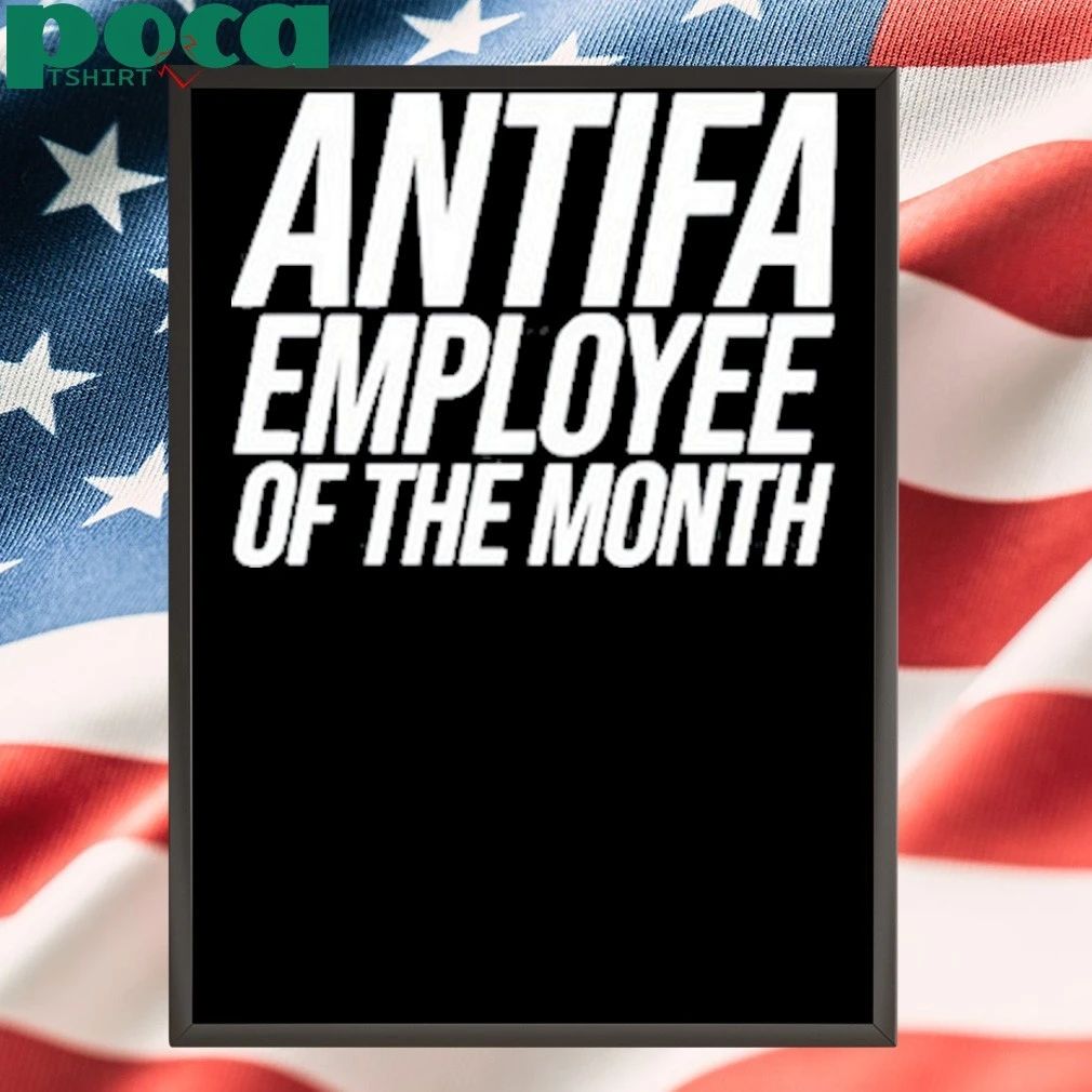 Melissa Waelchli Wearing Antifa Employee Of The Month T-shirt