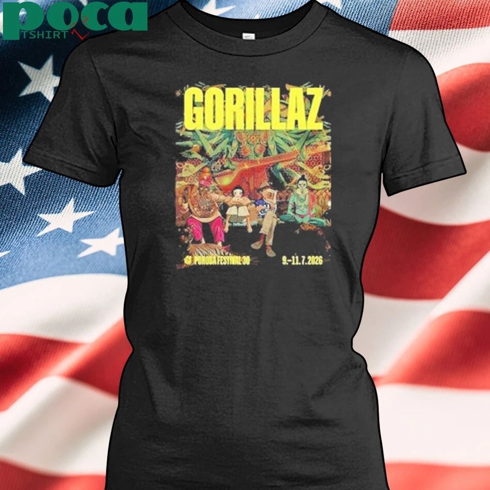 Gorillaz Pohoda Festival 2025 On July 9 11 2026 In Slovensku Slovakia shirt