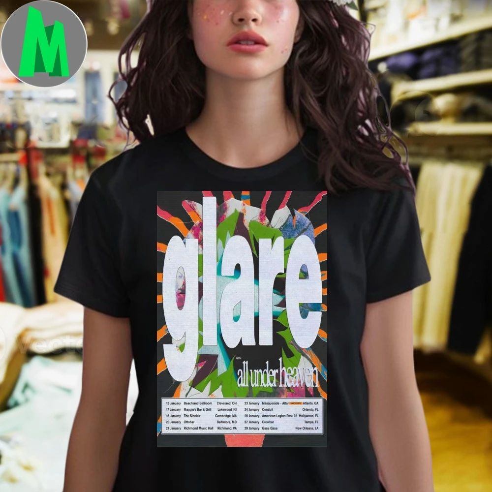 Original Glare Poster January 2026 Shows Shirt