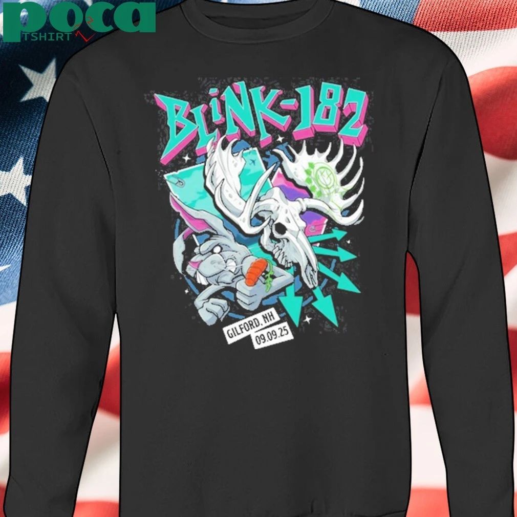 Blink 182 9.9.2025 In Gilford NH T-shirt