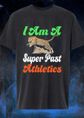 Leopard Running I Am A Super Past Athletics Shirt