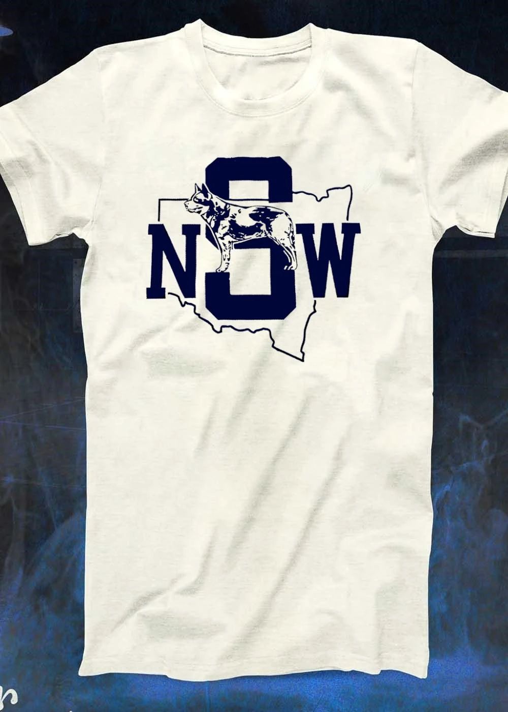 NSW Cattle Dog Australian State Map NSW T-Shirt