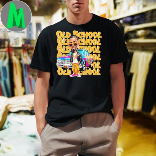90s Hip Hop Old School Rap Lowrider Car 2025 Shirt
