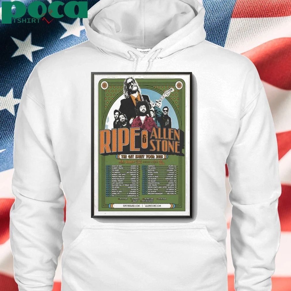 Ripe The Band And Allen Stone The Get Sweet Tour 2025 Poster shirt