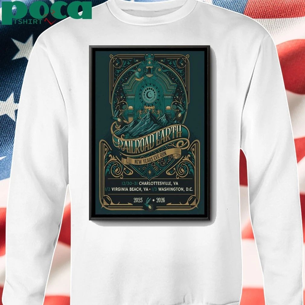 Railroad Earth 1.3.2026 Washington D.C Poster shirt