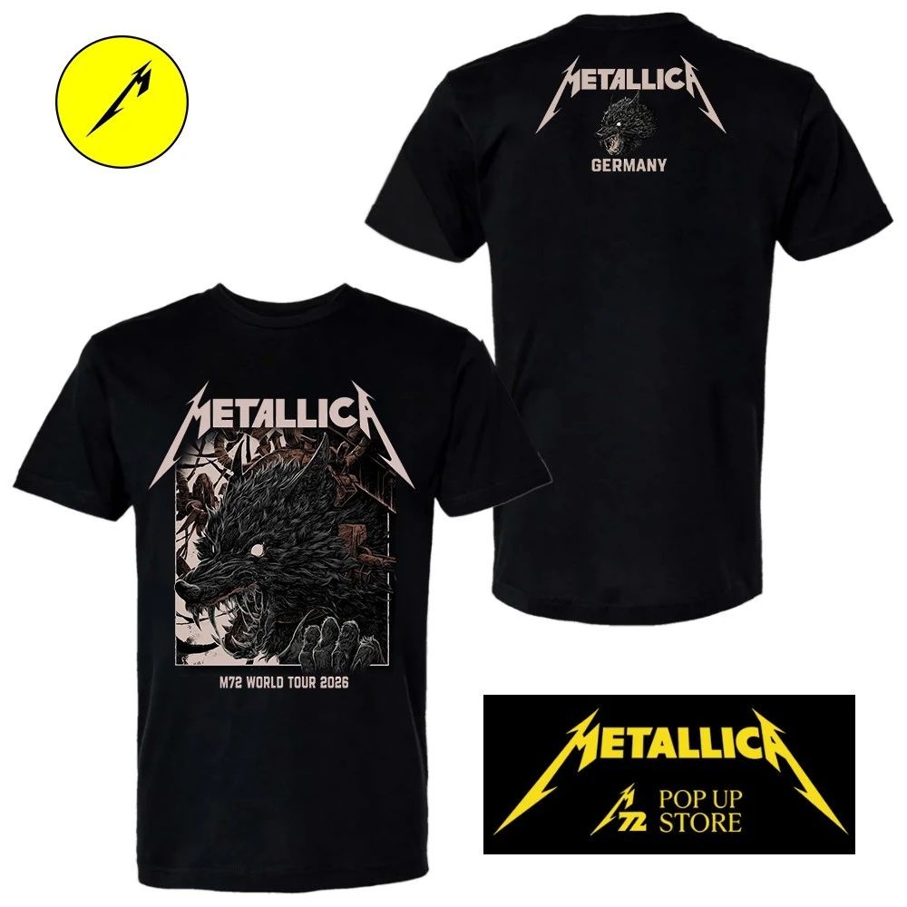 Metallica M72 Berlin 2026 By Collin Estrada Pop-Up Shop T-Shirt