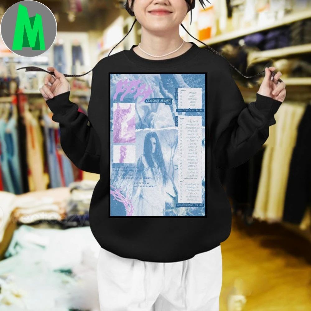 Poppy Constantly Nowhere AUS, EU, UK Tour 2026 Poster Shirt