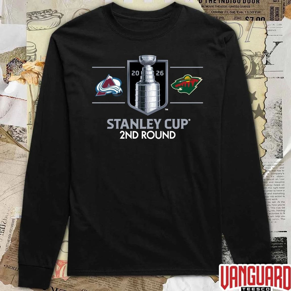 Colorado Avalanche vs Minnesota Wild 2026 NHL Stanley Cup 2ND Round t-shirt