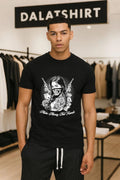 Girl Skull Mask Holding Guns Make Money Not Friends shirt