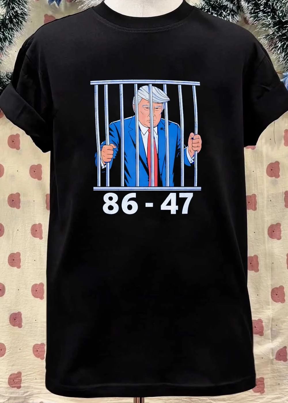 Trump In Jail Bars 86 47 shirt
