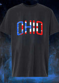 Ohio flag letter shirt