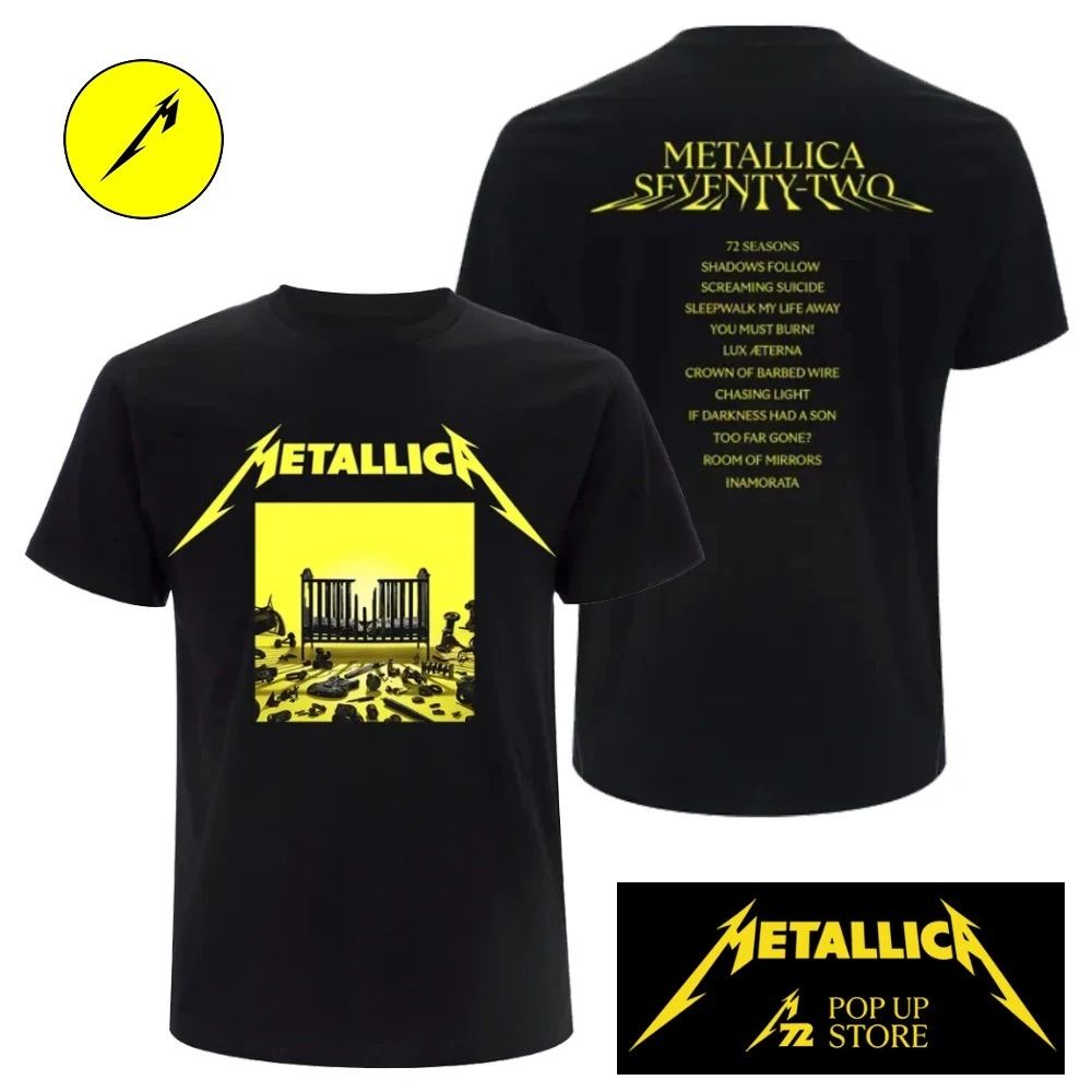 Metallica Pop-up Shop M72 European World Tour 2026 Squared Cover Shirt