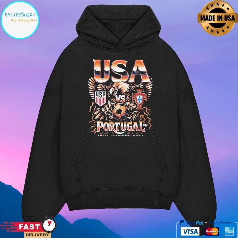 USA Usmnt Vs Portugal 2026 Match Up March 31 2026 Atlanta Georgia T-shirts