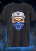Dallas Cowboys Skull Bandana Cap Men_s T-Shirt