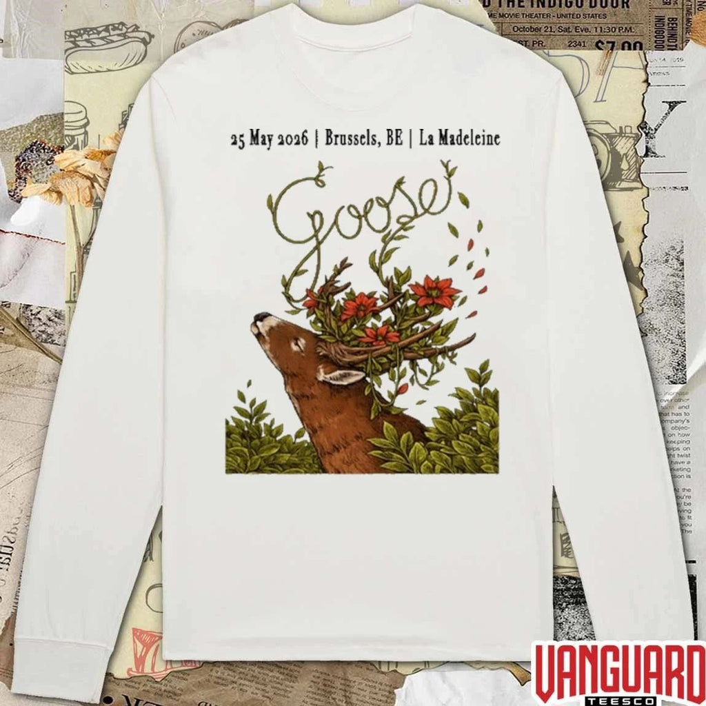 Goose The Band Tour Brussels Belgium La Madeleine May 25 2026 t-shirt