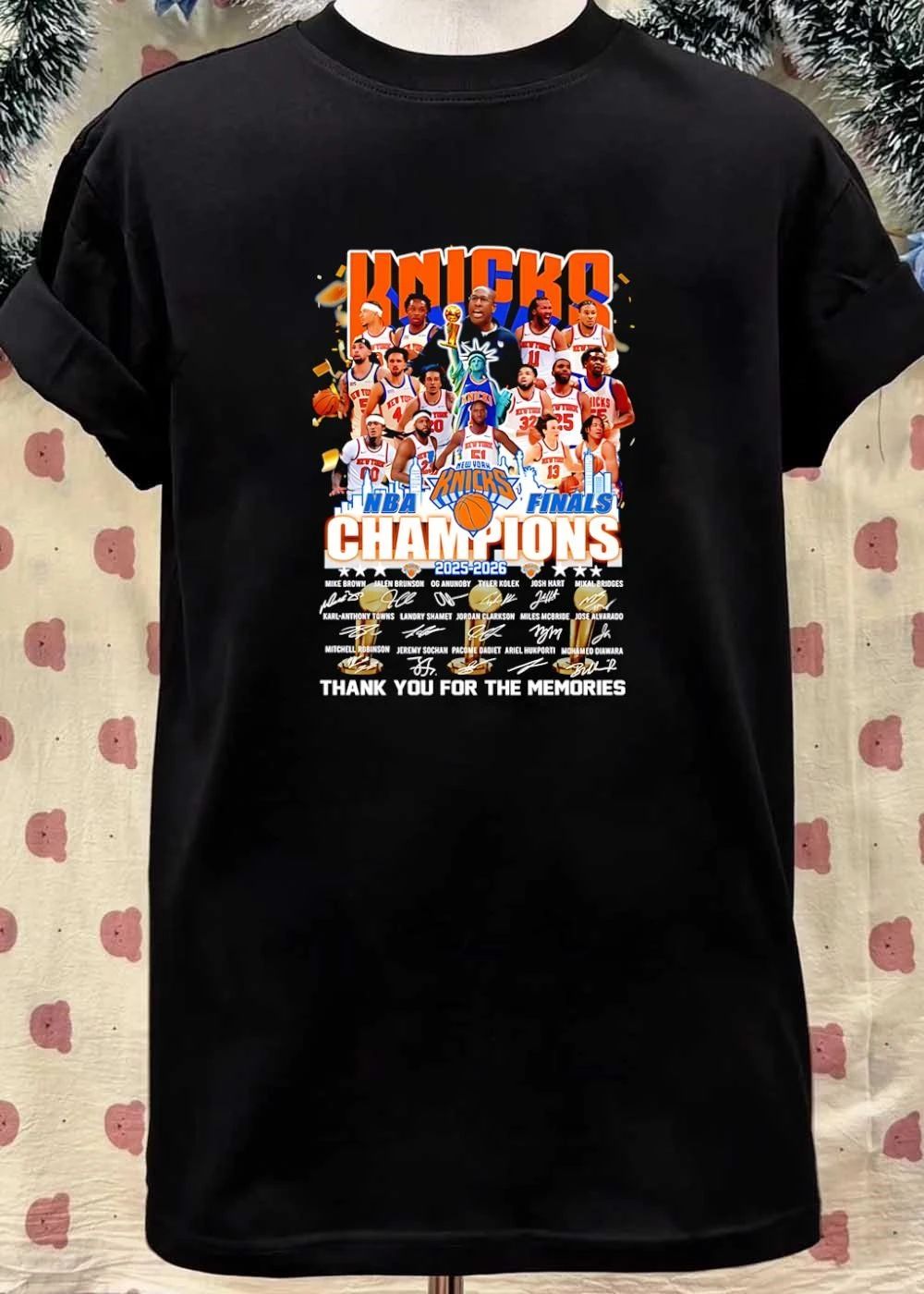 Mike Brown NBA Champions 2025-2026 Jalen Brunson OG Anunoby Knicks T-Shirt