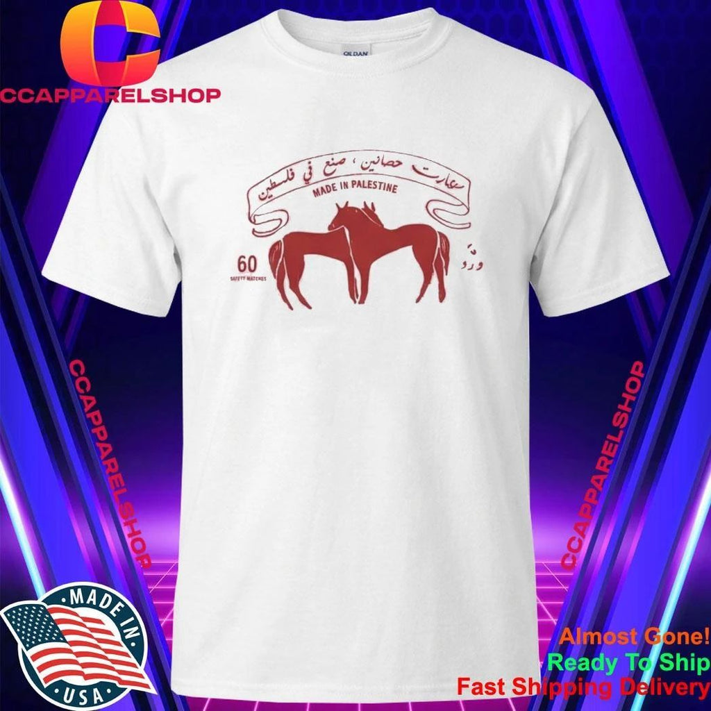 Made In Palestine Horse Graphic Shirt